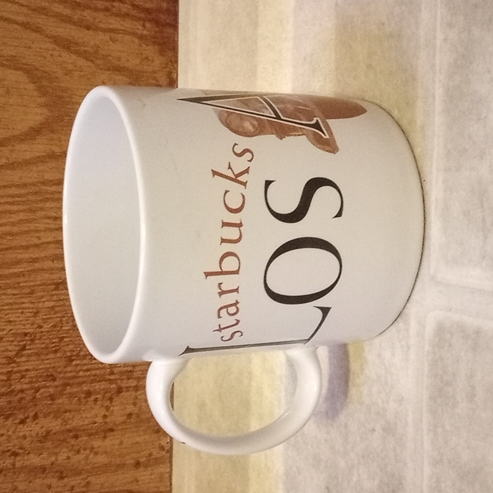 Starbucks 1994 Los Angeles Mug Designers Jerry Greer Jan Belson